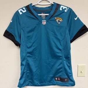 Jacksonville Jaguars Jersey Womens Medium Teal NFL Football On Field #32